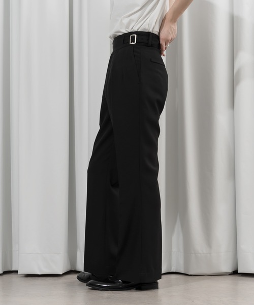 Adoon plain(アドーンプレーン)の「【Adoon plain】グルカフレアパンツ(セットアップ対応)(その他パンツ・メンズ・ブラック/グレー・SMALL/MEDIUM/LARGE)」の15枚目の写真