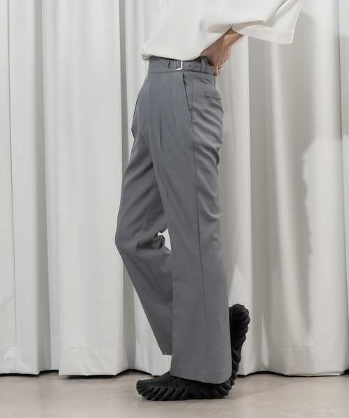 Adoon plain(アドーンプレーン)の「【Adoon plain】グルカフレアパンツ(セットアップ対応)(その他パンツ・メンズ・ブラック/グレー・SMALL/MEDIUM/LARGE)」の12枚目の写真