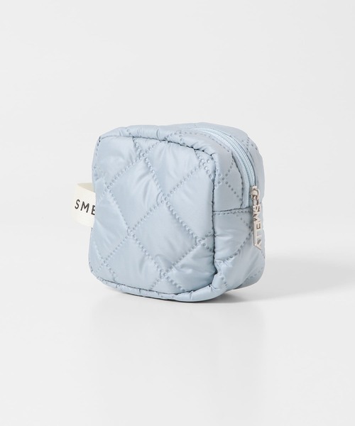 SMELLY（スメリー）の「キルティングミニスクエアポーチ（ポーチ・レディース・ブラック/グレー/ミント・-）」の20枚目の写真