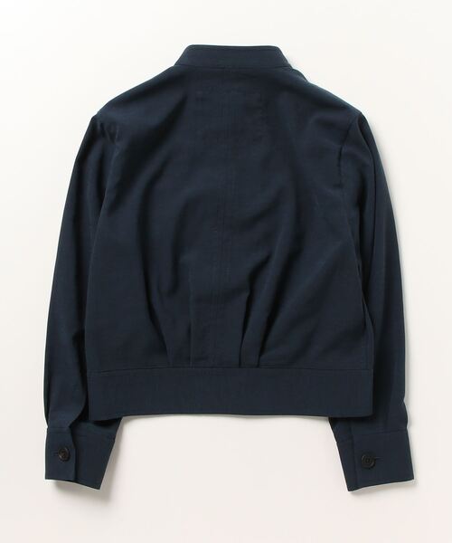 Paul Smith(ポールスミス)の「ウィメンズ リネンミックス ブルゾン / 135024 271JS(ブルゾン・レディース・ネイビー・40/38/42)」の3枚目の写真