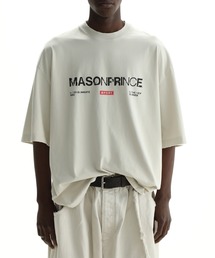 3カラー オーバーサイズ ロゴプリントTシャツ DT4147【MASONPRINCE】
