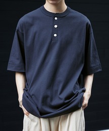 Healthknit（ヘルスニット）の「【Healthknit】Max Weight Henley  S/S 半袖Tシャツ 51020 ※（Tシャツ/カットソー）」