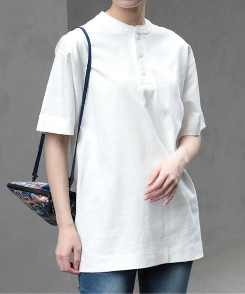 Healthknit(ヘルスニット)の「【Healthknit】Max Weight Henley S/S 半袖Tシャツ 51020 ※(Tシャツ/カットソー・メンズ・ネイビー/ホワイト/ライトグリーン/レッド/イエロー・L/XL/M)」の13枚目の写真