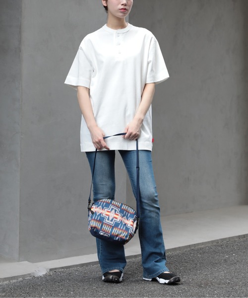 Healthknit(ヘルスニット)の「【Healthknit】Max Weight Henley S/S 半袖Tシャツ 51020 ※(Tシャツ/カットソー・メンズ・ネイビー/ホワイト/ライトグリーン/レッド/イエロー・L/XL/M)」の14枚目の写真