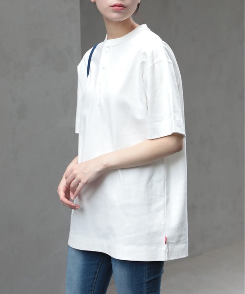 Healthknit(ヘルスニット)の「【Healthknit】Max Weight Henley S/S 半袖Tシャツ 51020 ※(Tシャツ/カットソー・メンズ・ネイビー/ホワイト/ライトグリーン/レッド/イエロー・L/XL/M)」の12枚目の写真