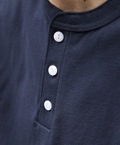 Healthknit(ヘルスニット)の「【Healthknit】Max Weight Henley S/S 半袖Tシャツ 51020 ※(Tシャツ/カットソー・メンズ・ネイビー/ホワイト/ライトグリーン/レッド/イエロー・L/XL/M)」の18枚目の写真