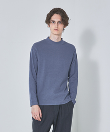 【モックネック】ハリヌキ ストレッチ 長袖 Tシャツ