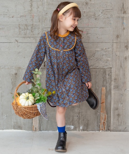 RAGMART（ラグマート）の「シャツワンピース（ワンピース・キッズ・ピンク/ブルー・95cm/90cm/80ｃｍ）」の4枚目の写真