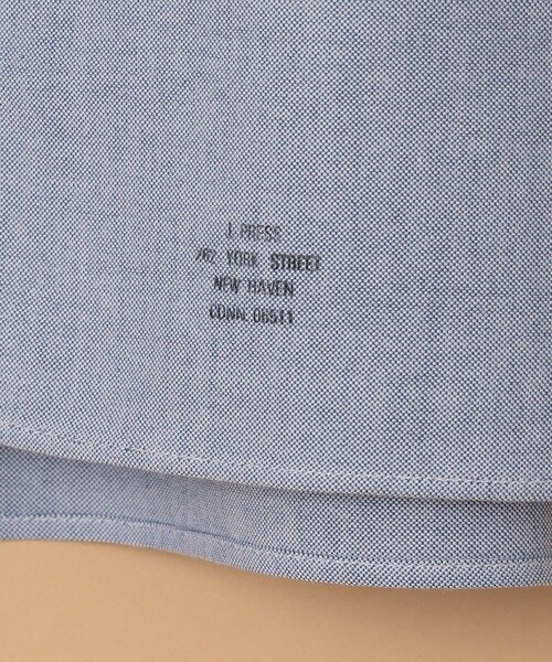 J.PRESS（ジェイプレス）の「J.PRESS × BEAMS LIGHTS / 別注 バンドカラー バギーフィット シャツ（シャツ/ブラウス・メンズ・ホワイト/サックスブルー・MEDIUM/LARGE）」の13枚目の写真