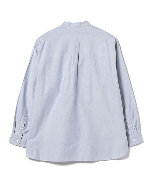 J.PRESS（ジェイプレス）の「J.PRESS × BEAMS LIGHTS / 別注 バンドカラー バギーフィット シャツ（シャツ/ブラウス・メンズ・ホワイト/サックスブルー・MEDIUM/LARGE）」の14枚目の写真