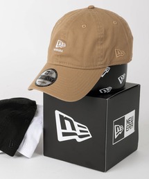 NEW ERA（ニューエラ）の「【NEW　ERA/ニューエラ】9TWENTY Flag and Wordmark ワンポイントロゴ刺繍 キャップ/ベージュ（キャップ・レディース）」