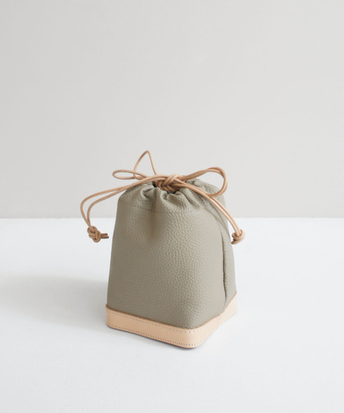 TIDEWAY(タイドウェイ)の「Pd DRAW STRING BAG(ショルダーバッグ・レディース・グレー/ブラウン/グレイッシュベージュ/ブラック・FREE)」の20枚目の写真