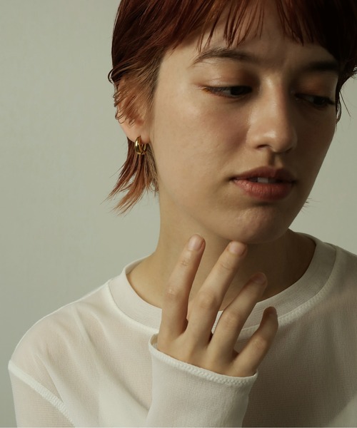 ORLEAN(オルレアン)の「金属アレルギー対応 ニュアンスドロップピアス 両耳用 サージカルステンレス(ピアス(両耳用)・レディース・シルバー/ゴールド・フリー)」の8枚目の写真