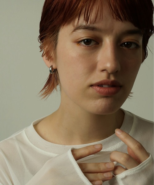 ORLEAN(オルレアン)の「金属アレルギー対応 ニュアンスドロップピアス 両耳用 サージカルステンレス(ピアス(両耳用)・レディース・シルバー/ゴールド・フリー)」の9枚目の写真