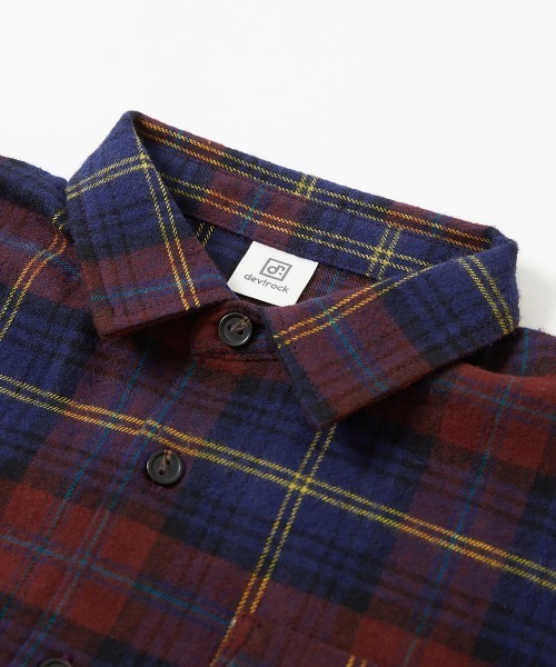 devirock（デビロック）の「綿100% チェック柄 ネルシャツ ワンピース（ワンピース・キッズ・その他2/その他4/その他5/その他1/その他3/その他6/その他7・150cm/120cm/110cm/140cm/100cm/160cm/130cm）」の19枚目の写真