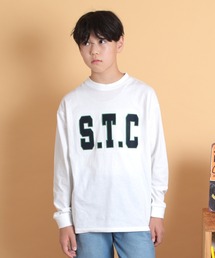 GLAZOS | フロントグラフィックアップリケ刺繍長袖Tシャツ(Tシャツ/カットソー)