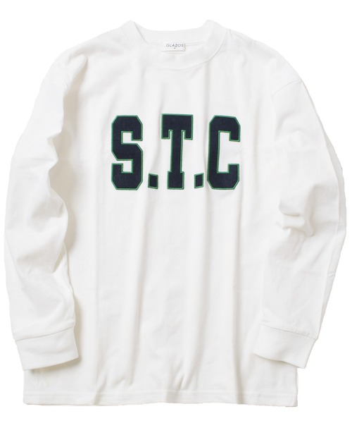 GLAZOS（グラソス）の「フロントグラフィックアップリケ刺繍長袖Tシャツ（Tシャツ/カットソー・キッズ・ホワイト/ベージュ/ネイビー・140cm/150cm/160cm/170cm/130cm）」の11枚目の写真