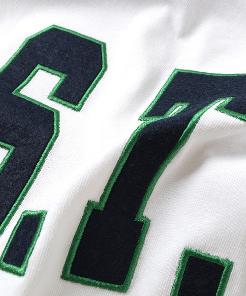 GLAZOS（グラソス）の「フロントグラフィックアップリケ刺繍長袖Tシャツ（Tシャツ/カットソー・キッズ・ホワイト/ベージュ/ネイビー・140cm/150cm/160cm/170cm/130cm）」の12枚目の写真