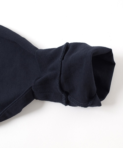 GLAZOS（グラソス）の「フロントグラフィックアップリケ刺繍長袖Tシャツ（Tシャツ/カットソー・キッズ・ホワイト/ベージュ/ネイビー・140cm/150cm/160cm/170cm/130cm）」の9枚目の写真