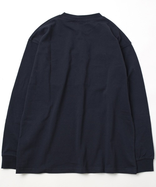 GLAZOS（グラソス）の「フロントグラフィックアップリケ刺繍長袖Tシャツ（Tシャツ/カットソー・キッズ・ホワイト/ベージュ/ネイビー・140cm/150cm/160cm/170cm/130cm）」の10枚目の写真