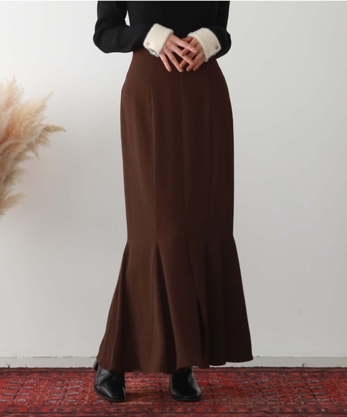 archives（アルシーヴ）の「マチ付きマーメイドスカート（スカート・レディース・アイボリー/ブラウン/ブラック/チャコールグレー・MEDIUM）」の13枚目の写真