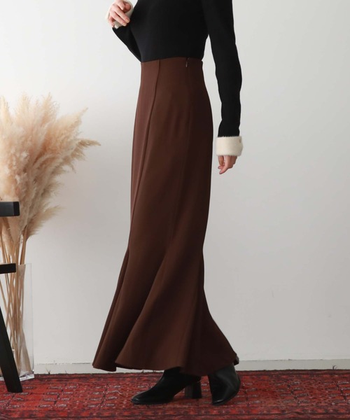 archives（アルシーヴ）の「マチ付きマーメイドスカート（スカート・レディース・アイボリー/ブラウン/ブラック/チャコールグレー・MEDIUM）」の14枚目の写真