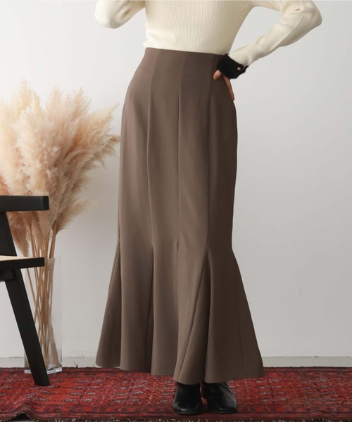 archives（アルシーヴ）の「マチ付きマーメイドスカート（スカート・レディース・アイボリー/ブラウン/ブラック/チャコールグレー・MEDIUM）」の21枚目の写真