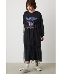 RODEO CROWNS WIDE BOWL | FLORIDA チュールドッキングワンピース(ワンピース)