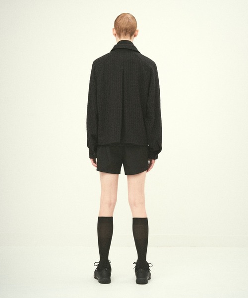 JUHA FANCY TWEED NO-COLLAR JACKET 25AW 4