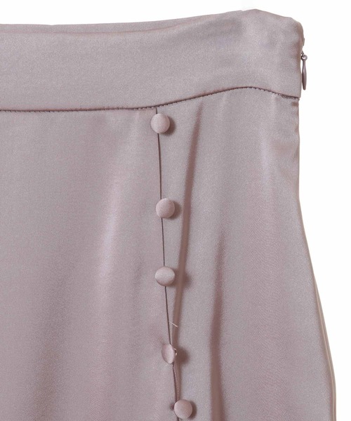 31 Sons de mode(トランテアン ソン ドゥ モード)の「サテンラッフルスカート(スカート・レディース・クリーム/ピンク・36/38)」の9枚目の写真