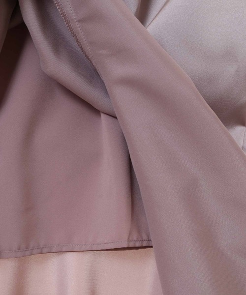 31 Sons de mode(トランテアン ソン ドゥ モード)の「サテンラッフルスカート(スカート・レディース・クリーム/ピンク・36/38)」の7枚目の写真