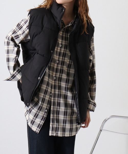 SUGGESTION(サジェッション)の「SUGGESTION 中綿スタンドベスト(ダウンベスト・メンズ・ブラック/ブラック系その他/ホワイト系その他/チャコール/ホワイト・M/L)」の16枚目の写真