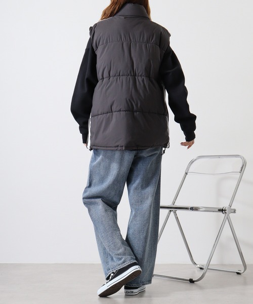 セール】SUGGESTION 中綿スタンドベスト（ダウンベスト）｜SUGGESTION