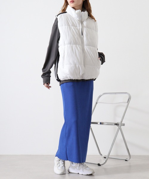 セール】SUGGESTION 中綿スタンドベスト（ダウンベスト）｜SUGGESTION