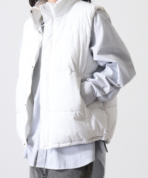 セール】SUGGESTION 中綿スタンドベスト（ダウンベスト）｜SUGGESTION