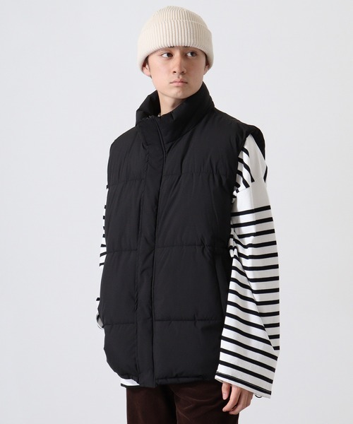 SUGGESTION(サジェッション)の「SUGGESTION 中綿スタンドベスト(ダウンベスト・メンズ・ブラック/ブラック系その他/ホワイト系その他/チャコール/ホワイト・M/L)」の9枚目の写真