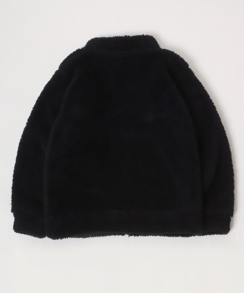 Champion(チャンピオン)の「Champion/チャンピオン シェルパボア スタンド フルジップジャケット(ブルゾン・キッズ・ブラック/ネイビー・140/150/160)」の4枚目の写真