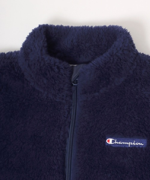 Champion(チャンピオン)の「Champion/チャンピオン シェルパボア スタンド フルジップジャケット(ブルゾン・キッズ・ブラック/ネイビー・140/150/160)」の7枚目の写真