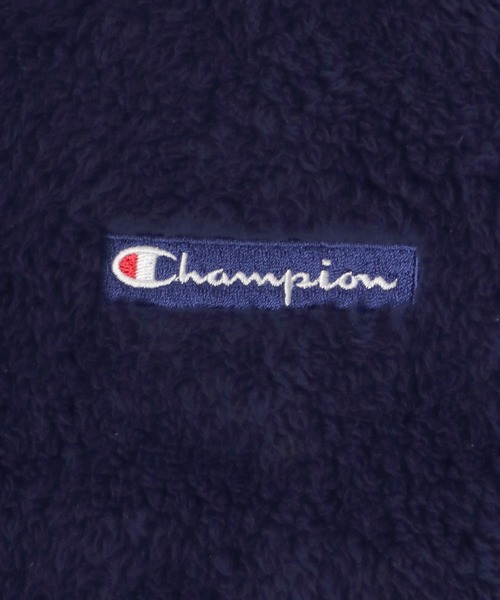 Champion(チャンピオン)の「Champion/チャンピオン シェルパボア スタンド フルジップジャケット(ブルゾン・キッズ・ブラック/ネイビー・140/150/160)」の8枚目の写真