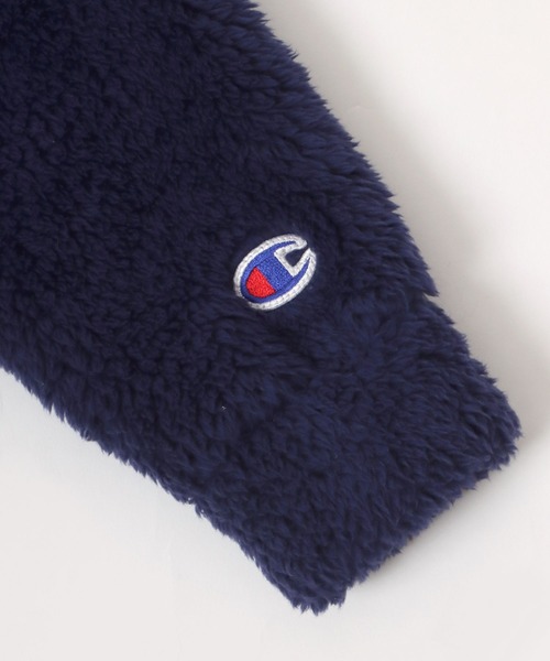 Champion(チャンピオン)の「Champion/チャンピオン シェルパボア スタンド フルジップジャケット(ブルゾン・キッズ・ブラック/ネイビー・140/150/160)」の10枚目の写真