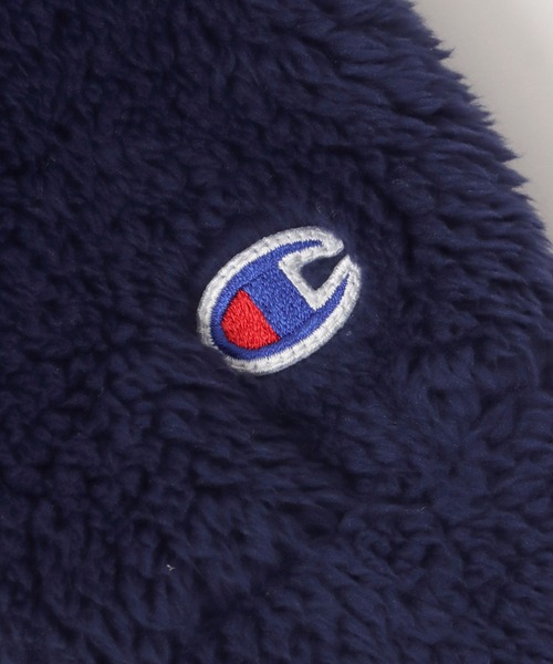 Champion(チャンピオン)の「Champion/チャンピオン シェルパボア スタンド フルジップジャケット(ブルゾン・キッズ・ブラック/ネイビー・140/150/160)」の11枚目の写真