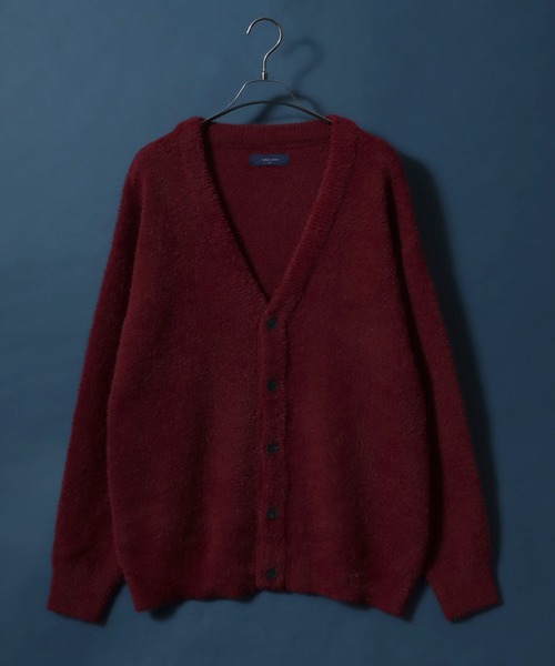 ANPAS（アンパス）の「Feather Yarn Loosesized Knit Cardigan