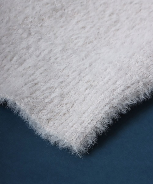 ANPAS(アンパス)の「Feather Yarn Loosesized Knit Cardigan/フェザーヤーン ルーズサイズ ニット カーディガン(カーディガン/ボレロ・メンズ・ターコイズブルー/ブルー/アイボリー/ブラック/マスタード/ライトグレー/チャコール/ワイン・L/M)」の13枚目の写真