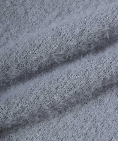 ANPAS(アンパス)の「Feather Yarn Loosesized Knit Cardigan/フェザーヤーン ルーズサイズ ニット カーディガン(カーディガン/ボレロ・メンズ・ターコイズブルー/ブルー/アイボリー/ブラック/マスタード/ライトグレー/チャコール/ワイン・L/M)」の15枚目の写真