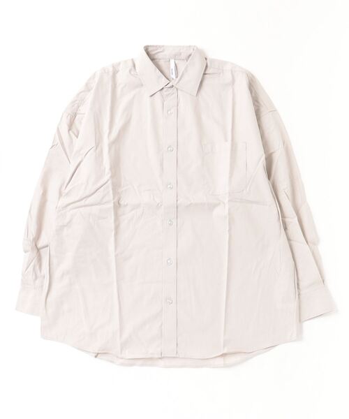 Mag.(マグ)の「【ブロードビッグデザイン】レギュラーカラーシャツ(シャツ/ブラウス・メンズ・サックスブルー/グレイッシュベージュ/パープル系その他/イエロー系その他/ホワイト系その他・MEDIUM/LARGE)」の13枚目の写真