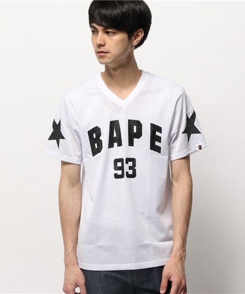 A BATHING APE（アベイシングエイプ）の「MESH FOOTBALL TEE（T