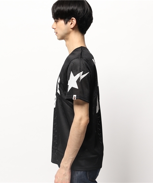 A BATHING APE（アベイシングエイプ）の「MESH FOOTBALL TEE（T