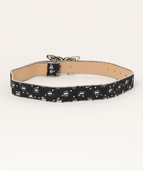 BARELY BLUE（ベアリーブルー）の「【 BARELY BLUE / ベアリーブルー 】 バタフライ バックル ベルト（ベルト・レディース・ブラック/ブルー/ライトブルー・FREE）」の12枚目の写真