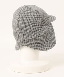 KIJIMA TAKAYUKI WOOL KNIT EAR CAP グレー KIJIMA TAKAYUKI WOOL KNIT EAR CAP グレー
