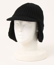 KIJIMA TAKAYUKI WOOL KNIT EAR CAP グレー KIJIMA TAKAYUKI WOOL KNIT EAR CAP グレー